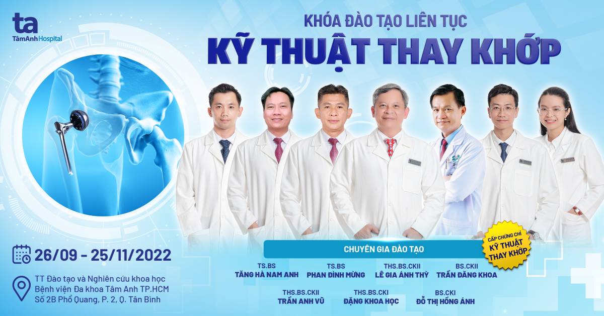 Khai giảng lớp mới ” Kỹ thuật thay khớp” trong tháng 9