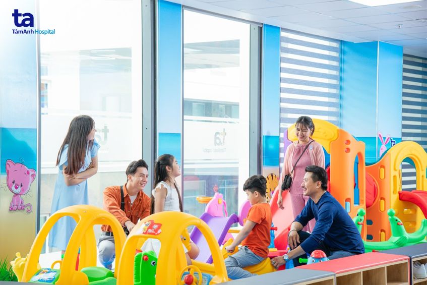 Khu vui chơi cho trẻ tại Bệnh Viện Đa Khoa Tâm Anh