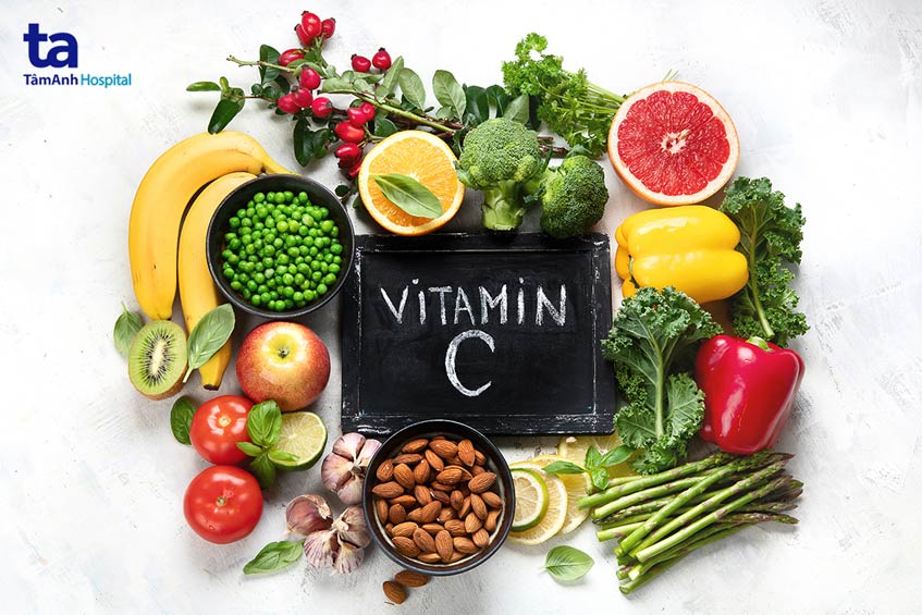 thực phẩm giàu canxi và vitamin C
