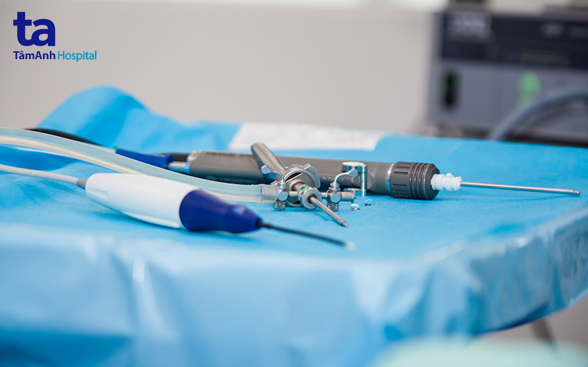 chuẩn bị thực hiện nội soi