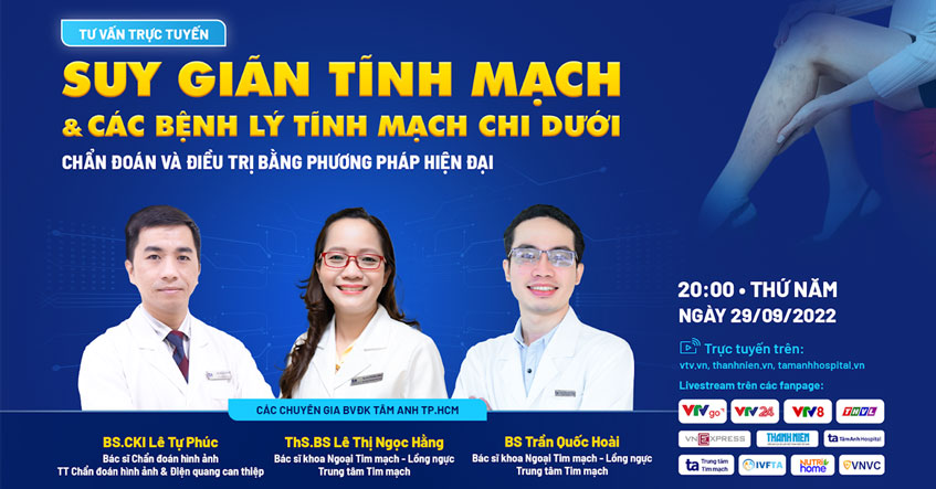 điều trị suy giãn tĩnh mạch bằng phương pháp hiện đại