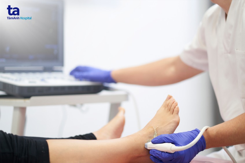 hình ảnh siêu âm khớp cổ chân