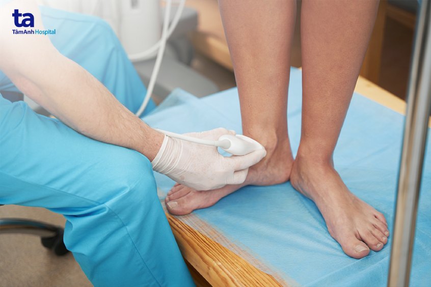 quy trình siêu âm khớp cổ chân