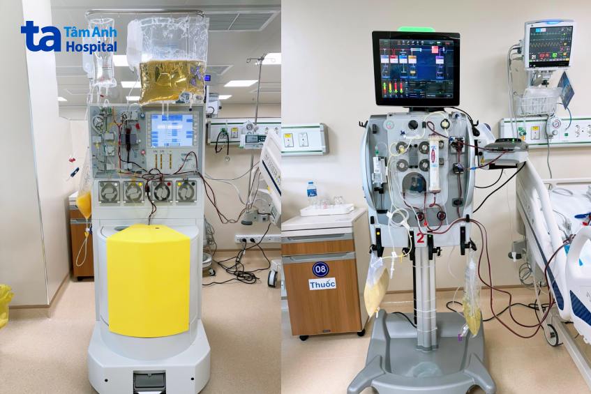 thay huyết tương cho bệnh nhân