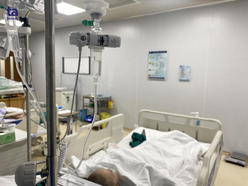 bà A điều trị nhiễm trùng huyết