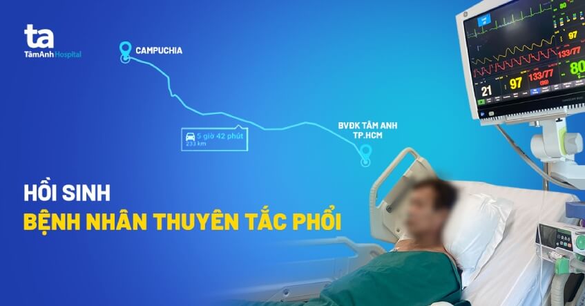hồi sinh bệnh nhân thuyên tắc phổi