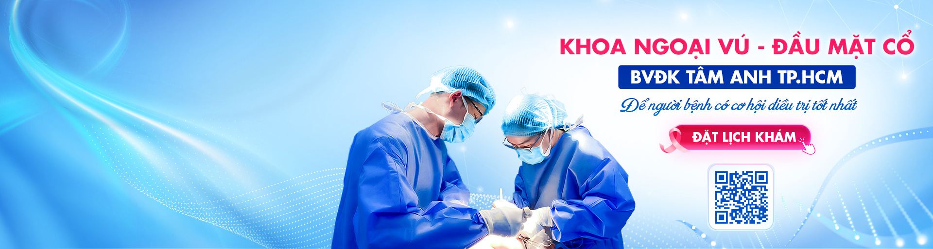 banner khoa ngoại vú - đầu mặt cổ