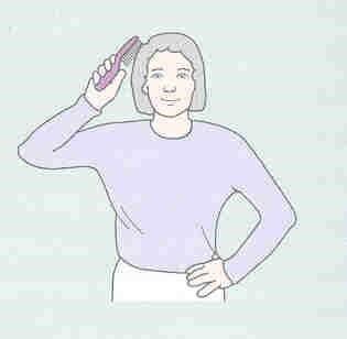 bài tập chải tóc