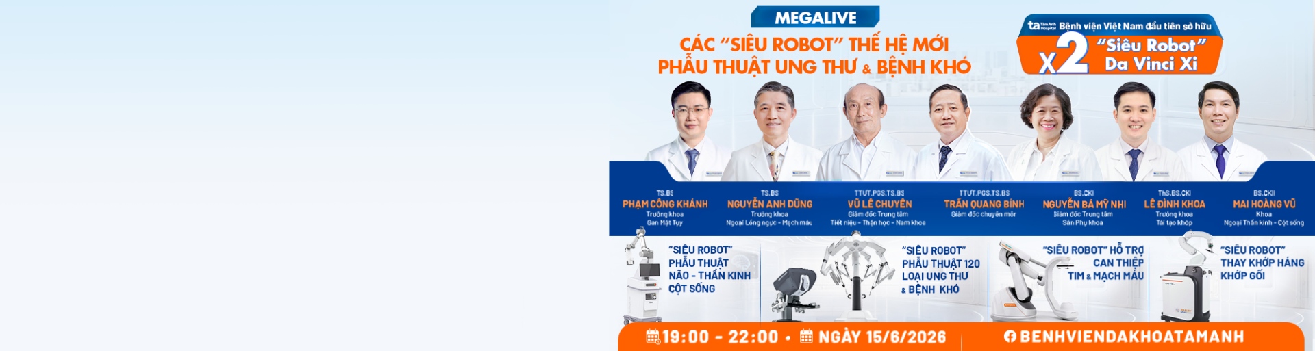 hệ thống siêu robot da vinci thứ 2 tại tâm anh