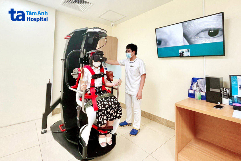 bệnh nhân điều trị với hệ thống phục hồi