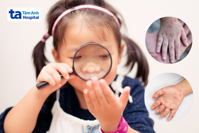 hình ảnh phát ban đỏ trên da
