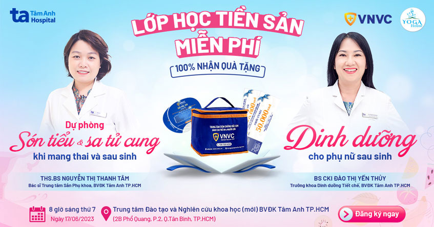 Lớp học tiền sản 19, 8h00 – 10h30 Thứ 7 (17/06/2023)