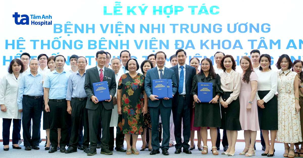 Bệnh viện Nhi Trung ương ký kết hợp tác chiến lược với BVĐK Tâm Anh