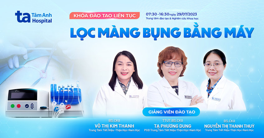 Chiêu sinh khóa đào tạo liên tục “Lọc màng bụng bằng máy”
