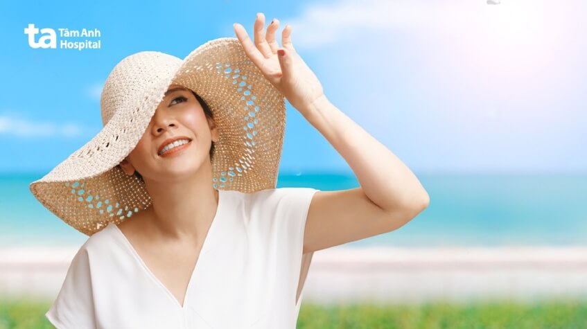 tránh ánh nắng trực tiếp phòng ngừa ung thư da