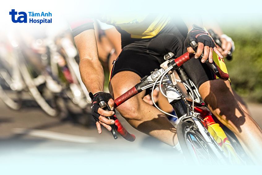 đạp xe thời gian dài gây rách dây hãm