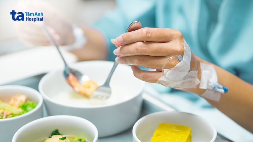 dinh dưỡng cho bệnh nhân ung thư thanh quản giai đoạn 3