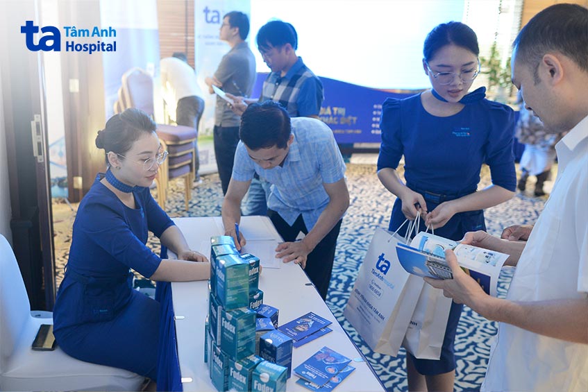 Khu triển lãm của BVĐK Tâm Anh