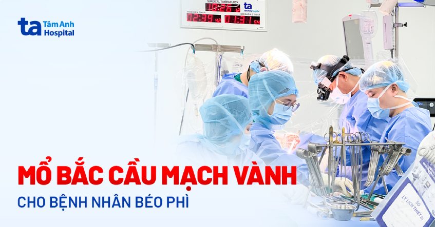 Mổ ít xâm lấn can thiệp nhồi máu cơ tim cho người béo phì