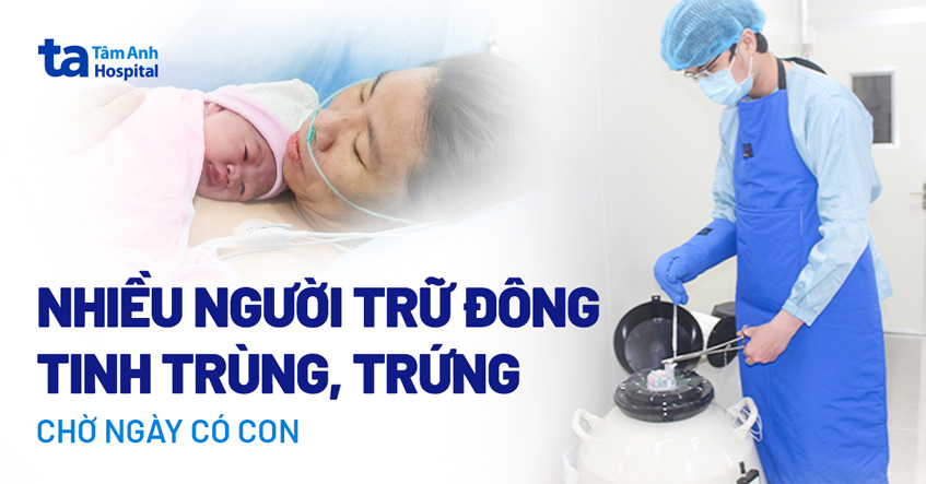 Nhiều người trữ đông tinh trùng, trứng chờ ngày có con