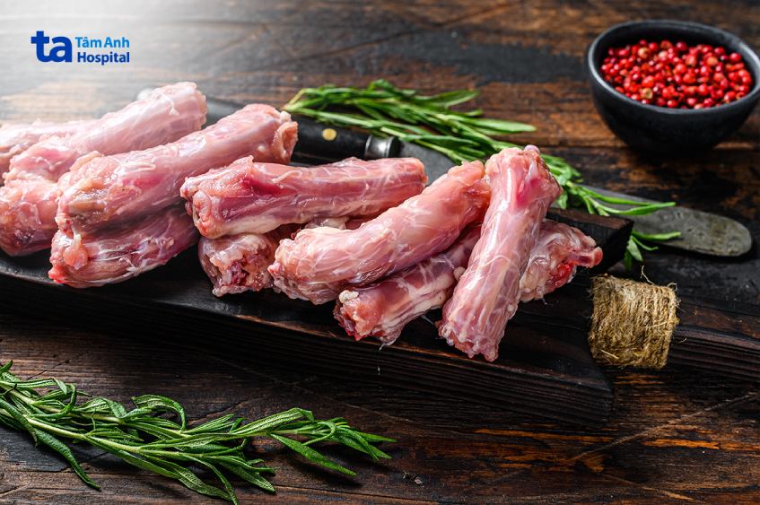 Thịt cổ gà là khu vực chứa nhiều độc tố