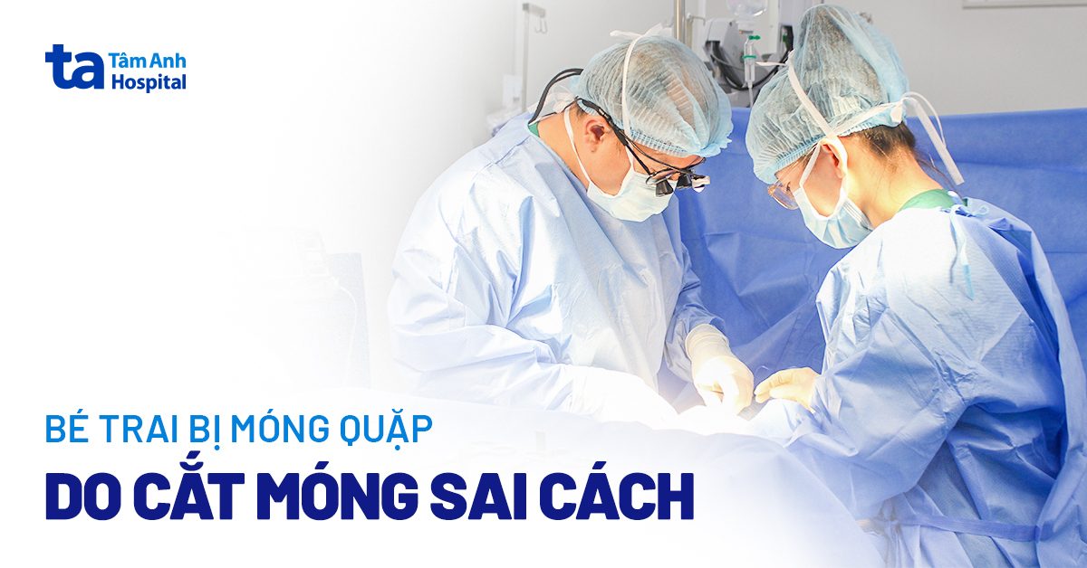 Trẻ đau nhức, mưng mủ ngón chân