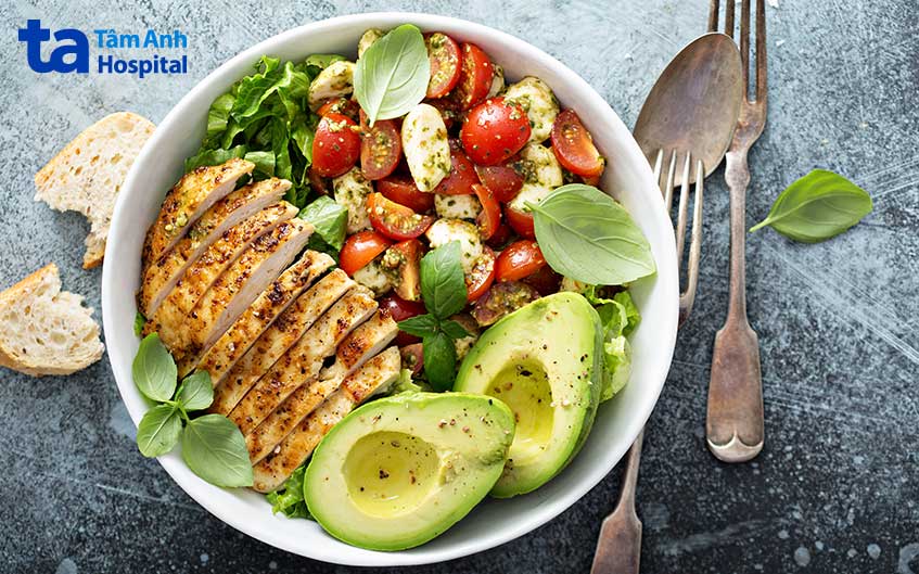 áp dụng chế độ ăn uống lành mạnh