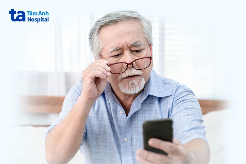 dấu hiệu cườm mắt