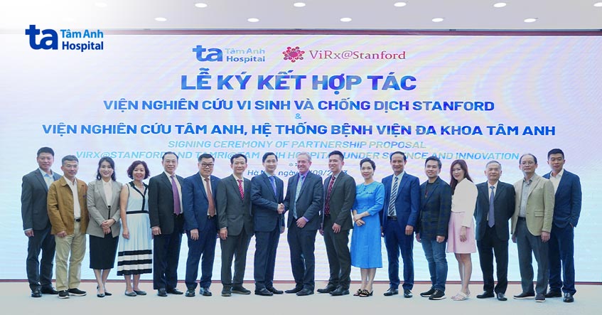 lễ ký kết viện nghiên cứu vi sinh