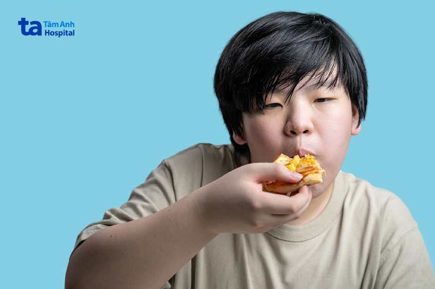 Trẻ béo phì cho chế độ ăn uống không lành mạnh