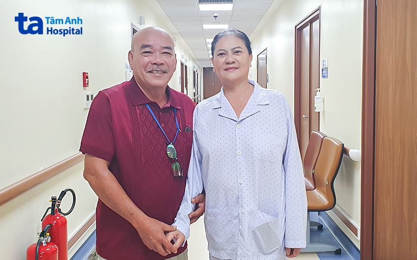 Bệnh nhân hồi phục sau phẫu thuật