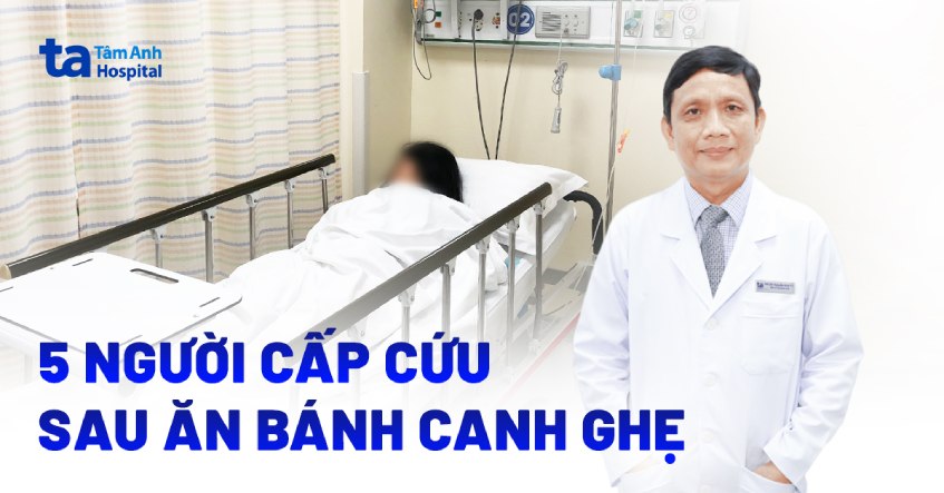 5 người nhập viện sau ăn bánh canh ghẹ