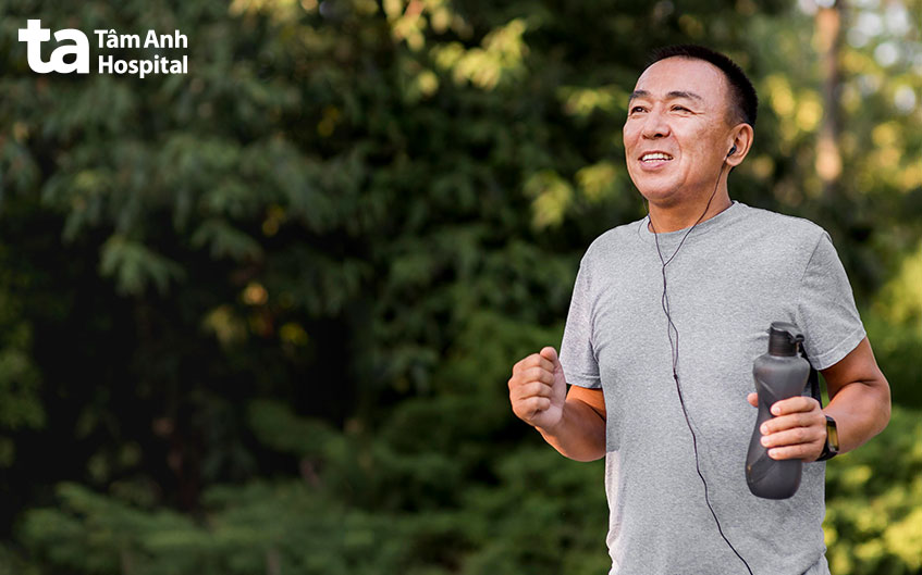 chạy bộ giúp thư giãn cột sống