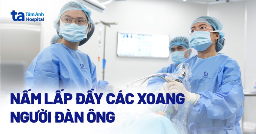 Nấm lấp đầy các xoang của người đàn ông lớn tuổi