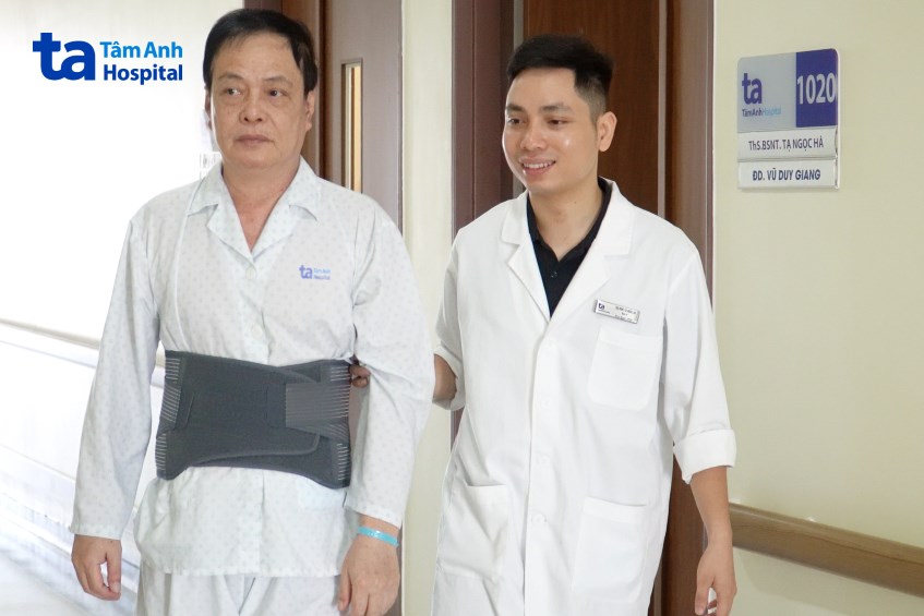 người bệnh dần khôi phục sau phẫu thuật