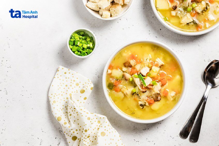 phẫu thuật xoang ăn gì