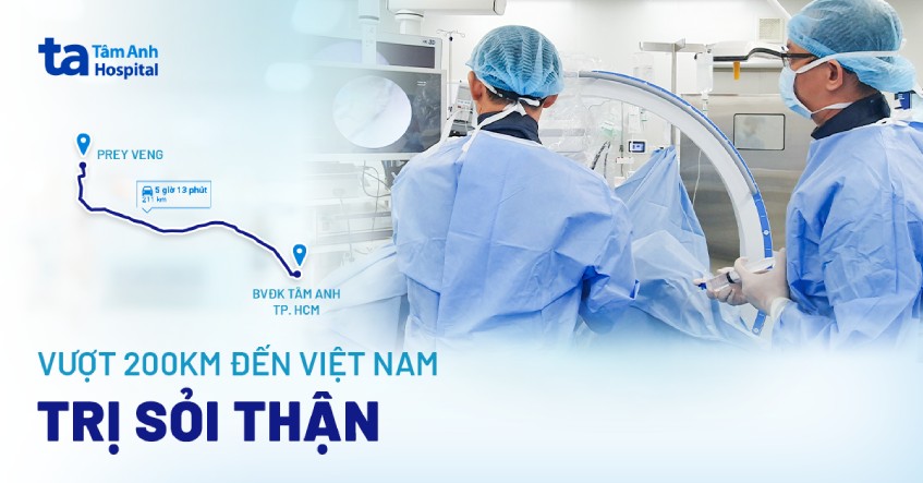 từ campu chia tới việt nam trị sỏi thận