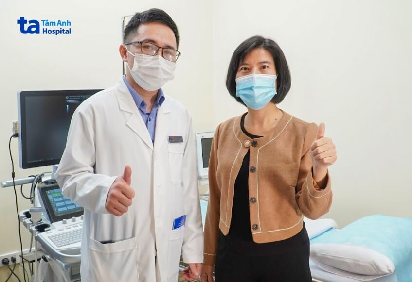 bệnh nhân sau đốt sóng cao tần tuyến giáp