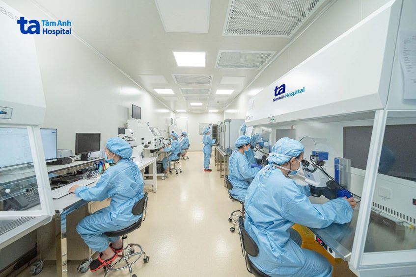Các chuyên gia tại phòng Lab