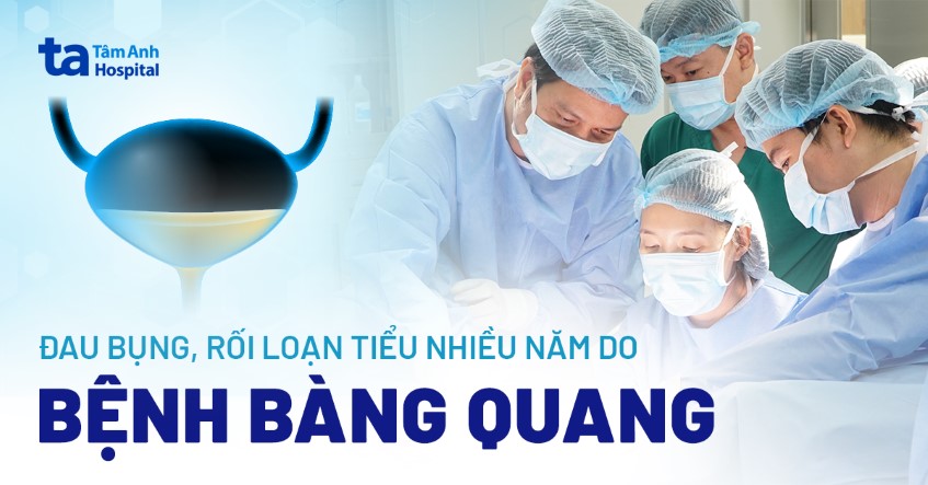 Đau bụng 5 năm do viêm bàng quang