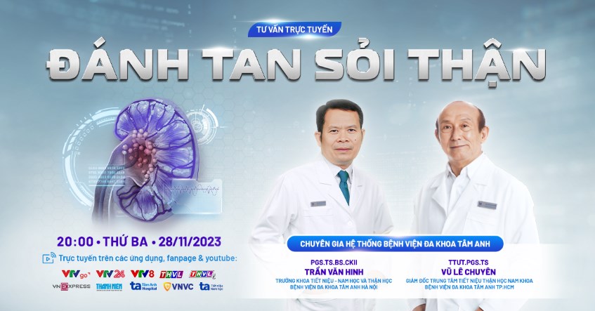 Nhiều sỏi bán san hô lấp đầy thận người bệnh 60 tuổi