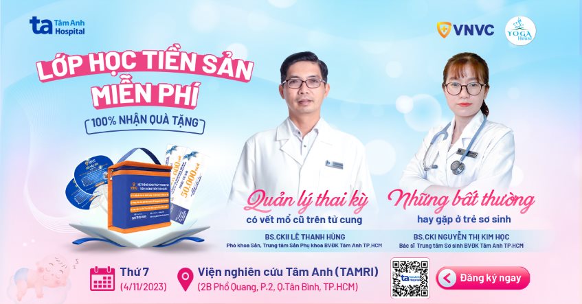 Lớp học tiền sản 38, 8h00 – 10h30 thứ 7 (04/11/2023)