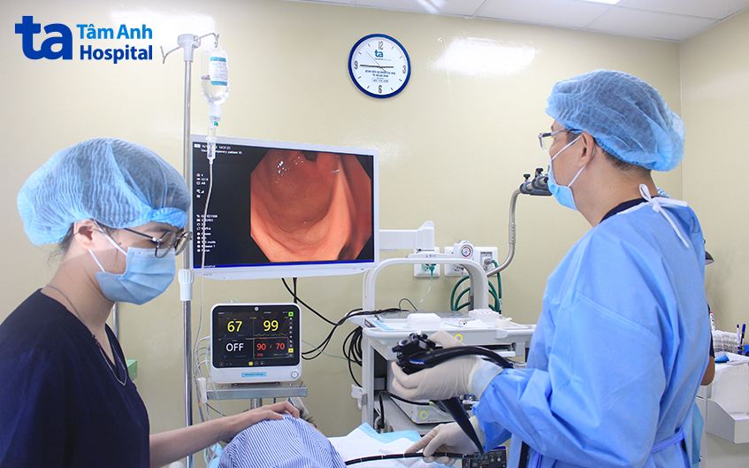 nội soi kiểm tra sau phẫu thuật