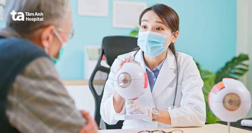 quy trình siêu âm mắt