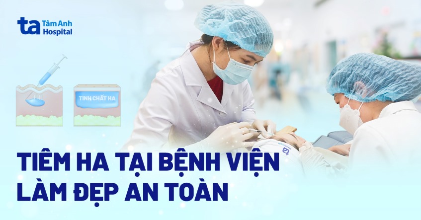 Tiêm HA tại bệnh viện làm đẹp an toàn