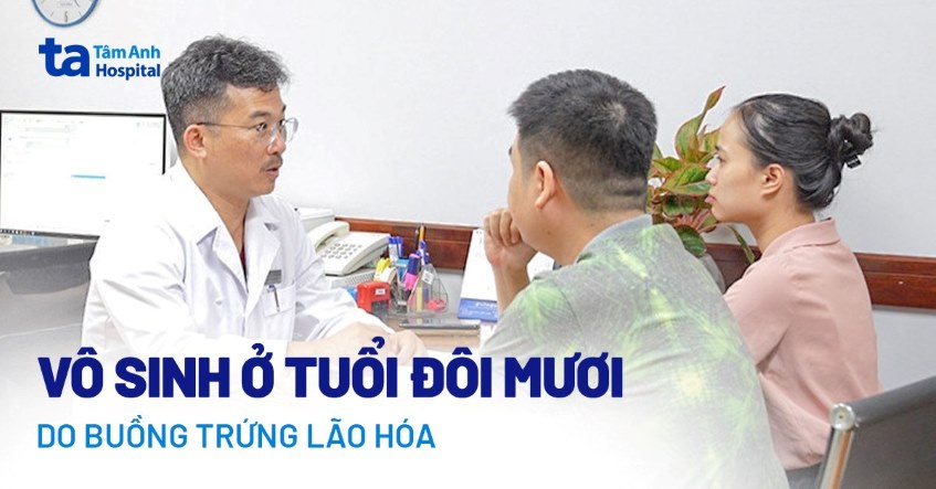 Vô sinh ở tuổi đôi mươi do buồng trứng lão hóa