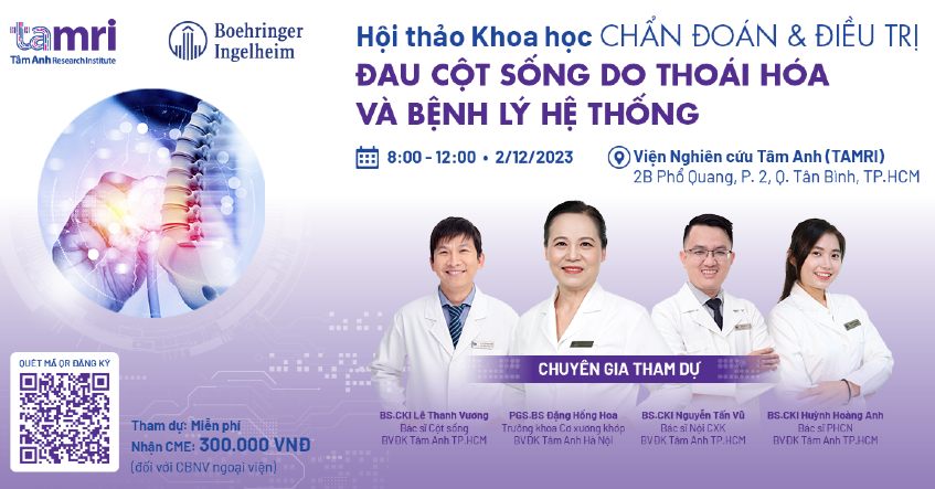 Chẩn đoán điều trị: Đau cột sống do thoái hóa, bệnh lý hệ thống