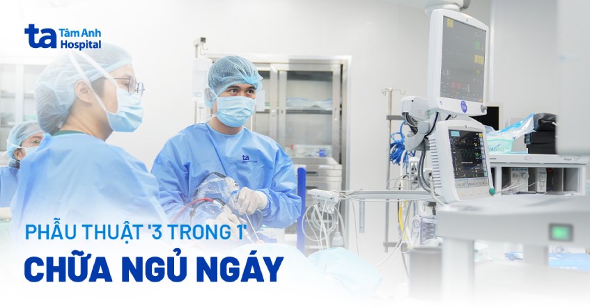 Phẫu thuật ‘3 trong 1’ chữa ngủ ngáy