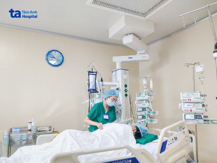 dưỡng khoa icu chăm sóc bệnh nhân thủng ruột do thụt rửa đại tràng điều