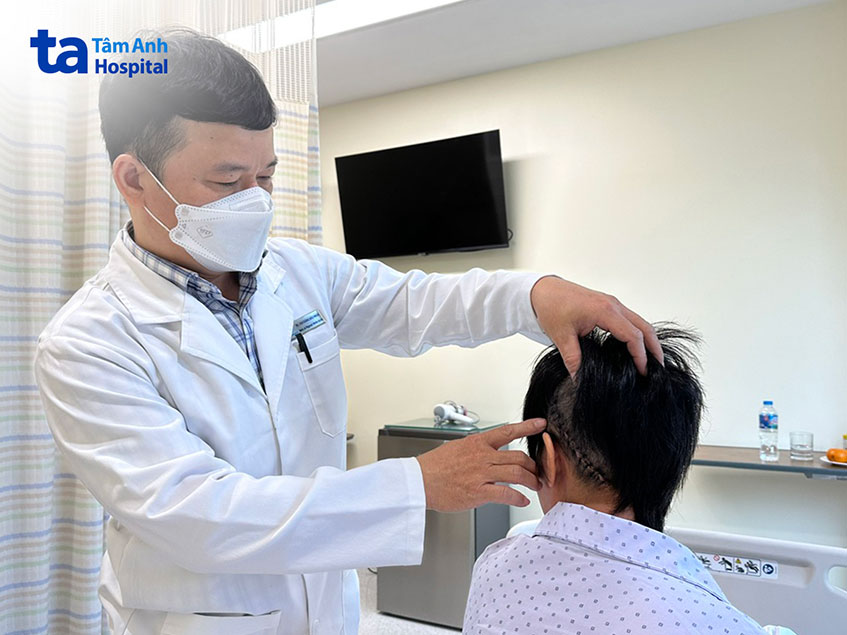 Bệnh nhân Oanh tỉnh táo, phục hồi sức khỏe tốt sau mổ u não lần hai